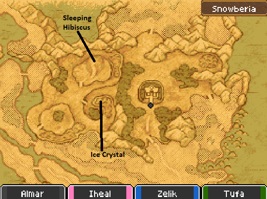 Snowberia Map Locations